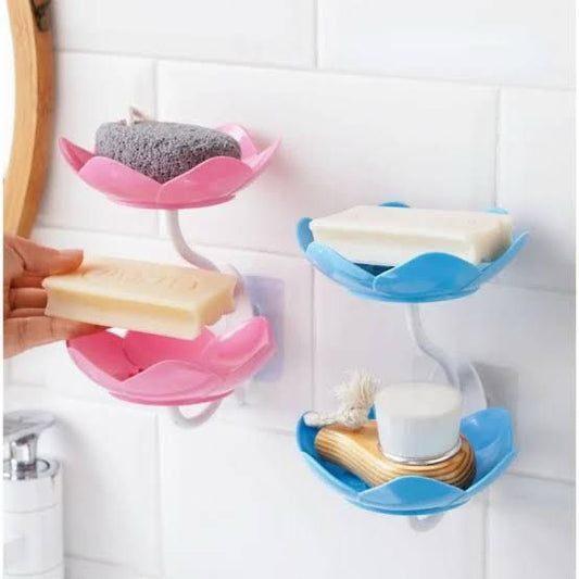 Flower Double Layer Soap Tray