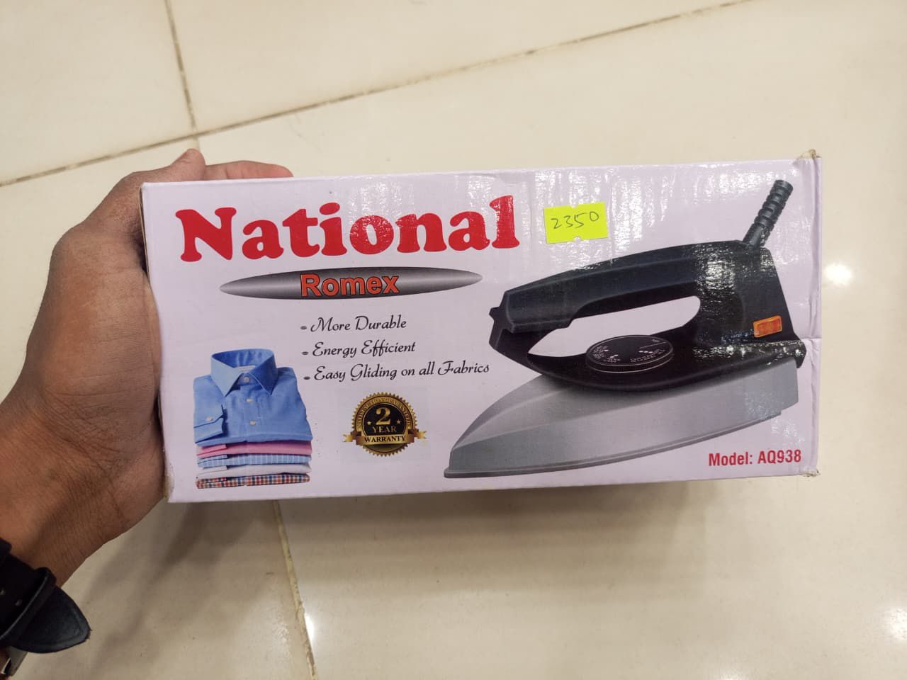 National iron one year warranty