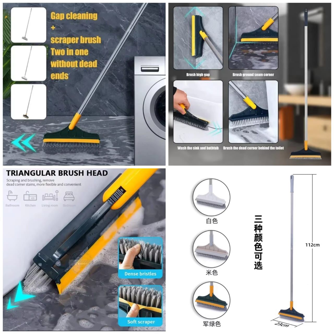 2 in 1 Brush Viper Mop