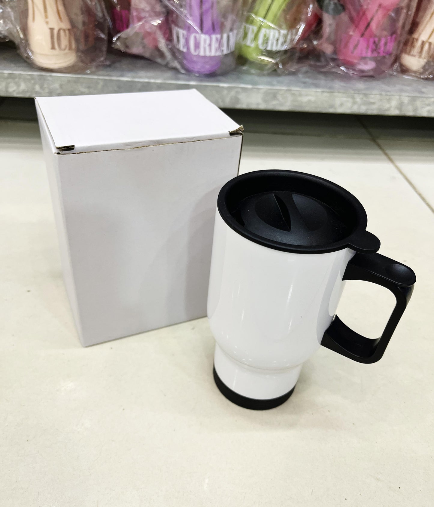 Pure Stainless Steel 304 Coffee Mug (Only White Color)