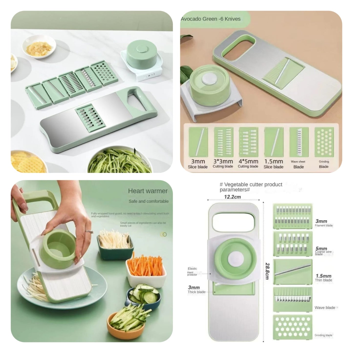 5-in-1 Multifunctional Vegetable & Fruit Slicer