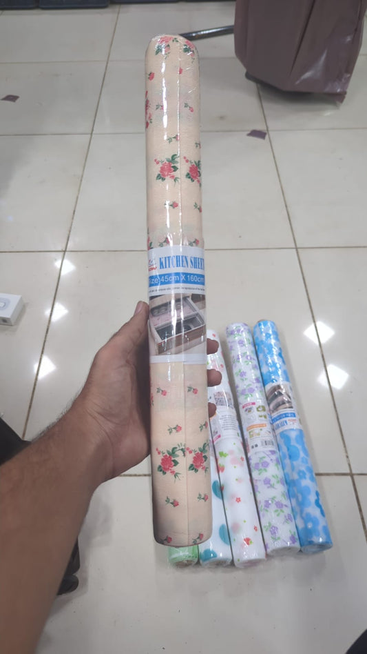 Kitchen Foamic Sheet Size 45cm*150cm (Randoms color)