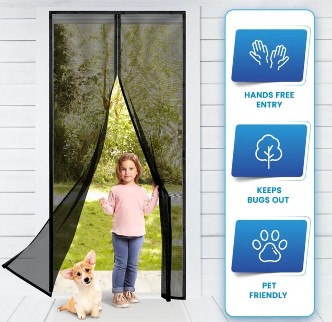 Magic Mesh Magnetic Screen Door Size 20*80 2 Pieces (Without Box)
