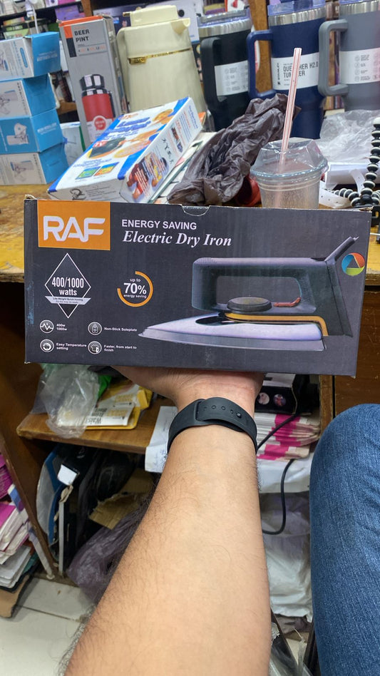RAF Electric Dry Iron Energy Saving And light weighted