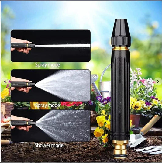 Durable Metal Water Pipe Nozzle – Adjustable High-Pressure Spray