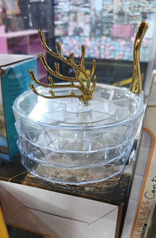 Elegant Swan-Shaped Jewelry Organizer – Stylish & Functional