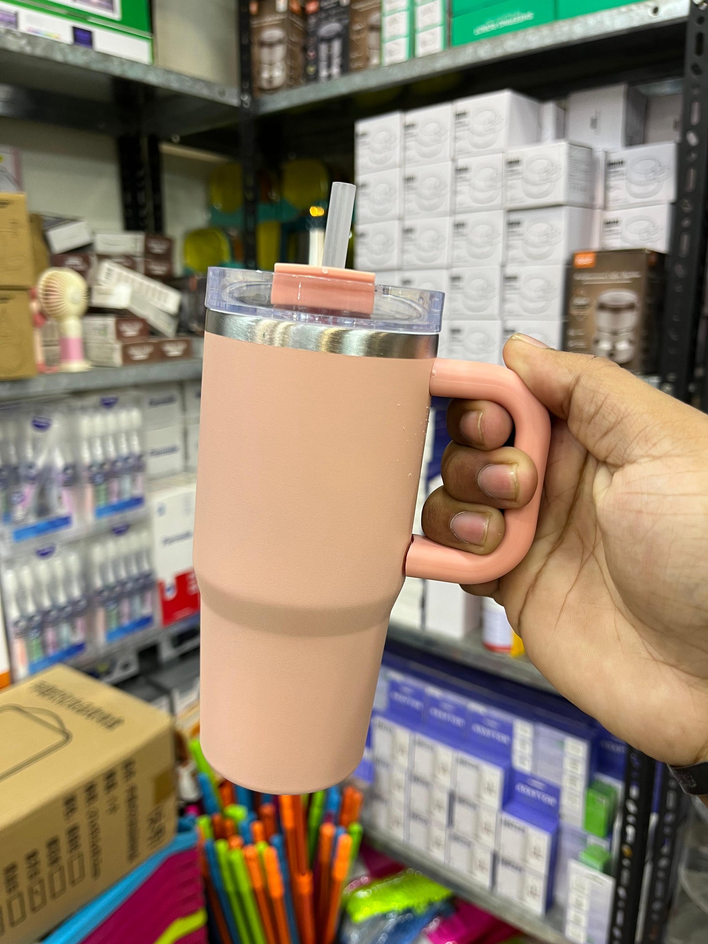 500ml 20oz Mini Stanley Tumbler for Kids (Stainless Steel)