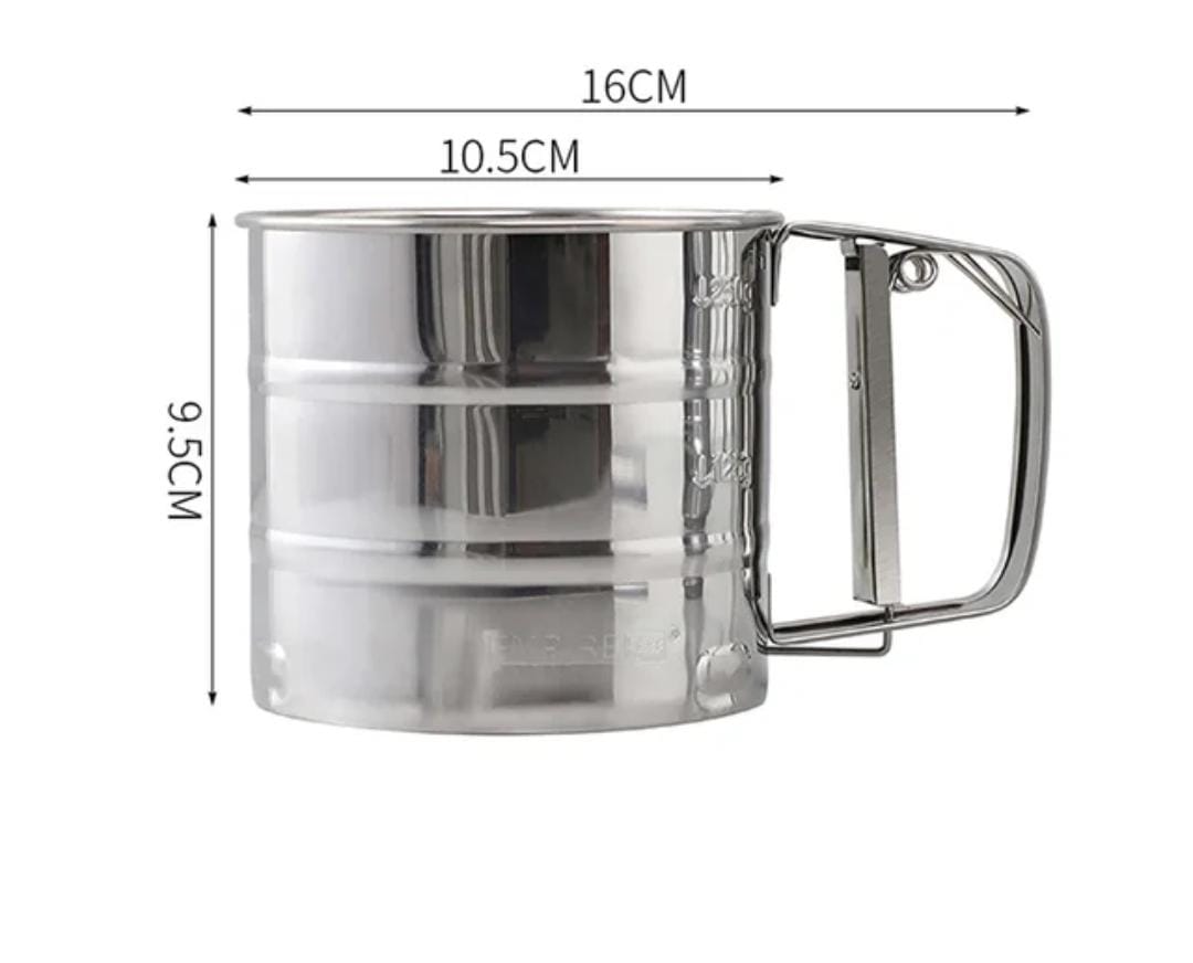 Stainless Steel Flour Sifter – Baking Essential
