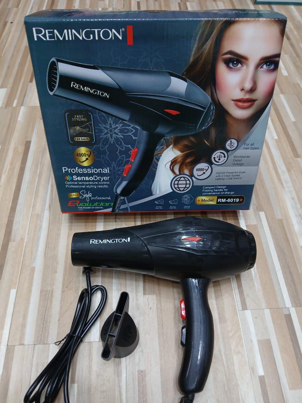 Remington RM-6008 Professional Hair Dryer – 4000W Powerful SensoDryer