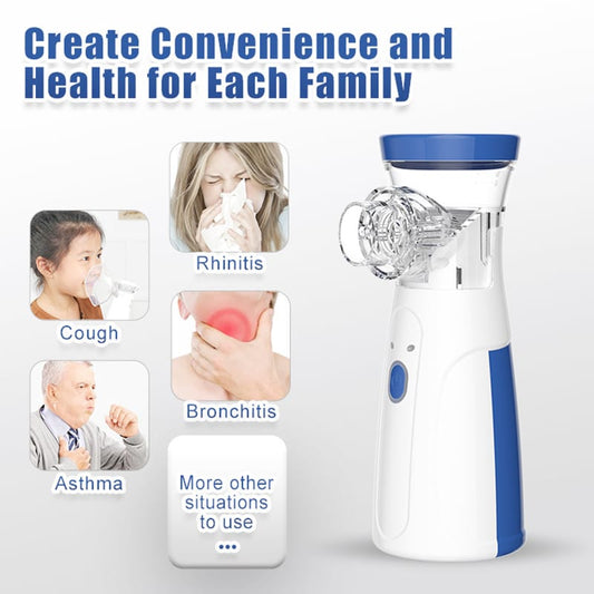 Mash Nebulizer Inhalator Adult Kids Mini Silent Steam Nasal Humidifier Inhaler To Nebulizer Asthma
