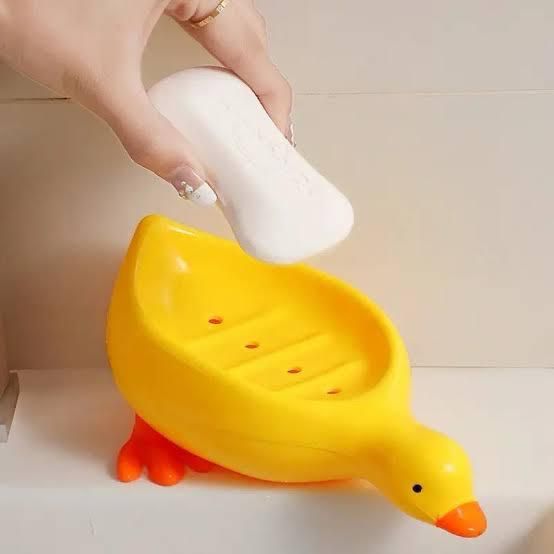 Quack-tastic Duck Shaped Self-Draining Soap Holder
