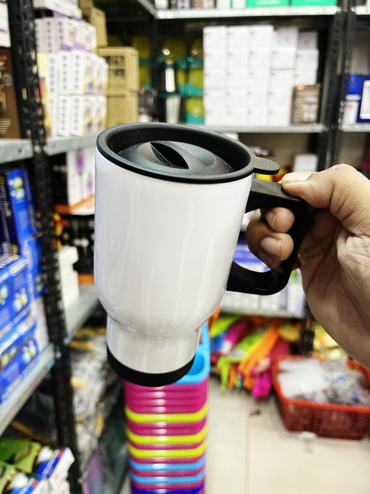 Pure Stainless Steel 304 Coffee Mug (Only White Color)