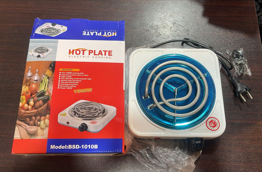 Hot Plate Electric Stove – Portable Single Burner Cooker