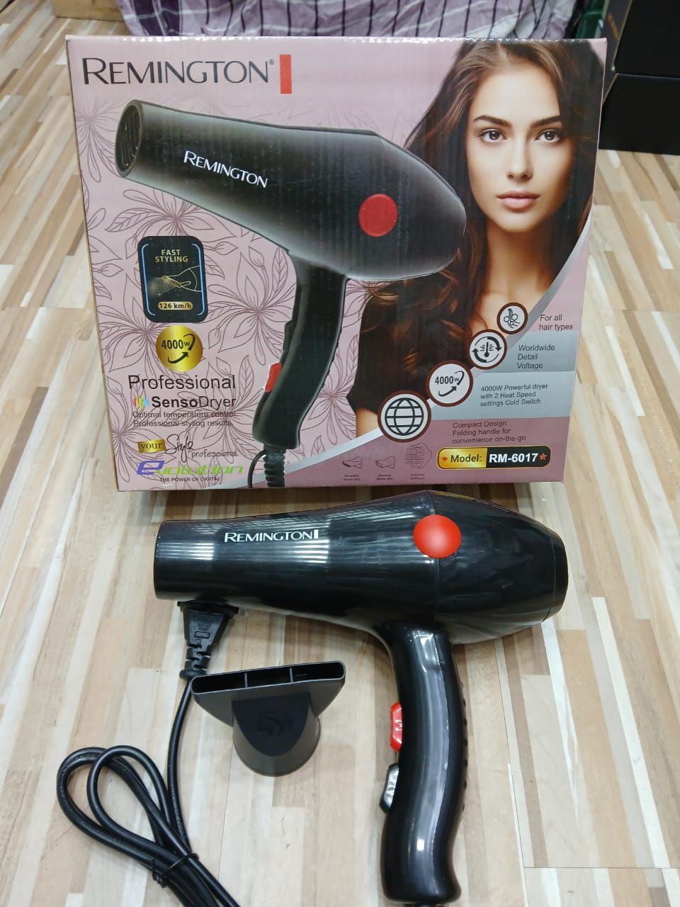 Remington RM-6008 Professional Hair Dryer – 4000W Powerful SensoDryer