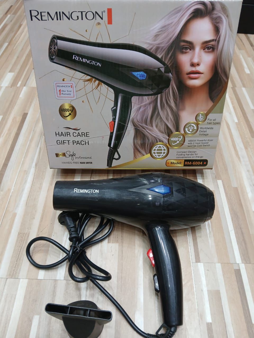 Remington RM-6008 Professional Hair Dryer – 4000W Powerful SensoDryer