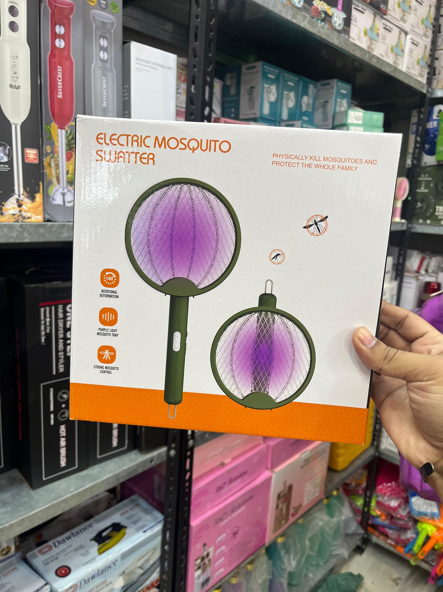 2 in 1 Electric Mosquito Swatter