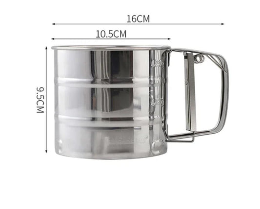 Stainless Steel Flour Sifter – Baking Essential